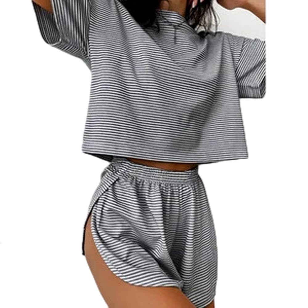 【最終値下げ】Dream Pajama Short Sleeve & Pants Dreams & Co. Plus Size Short-Sleeve Cooling Pajama Set - 14